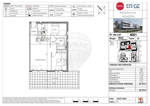 t3 à la vente -   34300  AGDE, surface 65 m2 vente t3 - UBI380996419